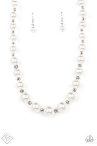 Sail Away with Me - White Pearl Necklace - April 2022 Fashion Fix - Sabrina's Bling Collection