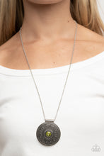 Load image into Gallery viewer, Toga Party - Green Rhinestone Necklace - Sabrinas Bling Collection
