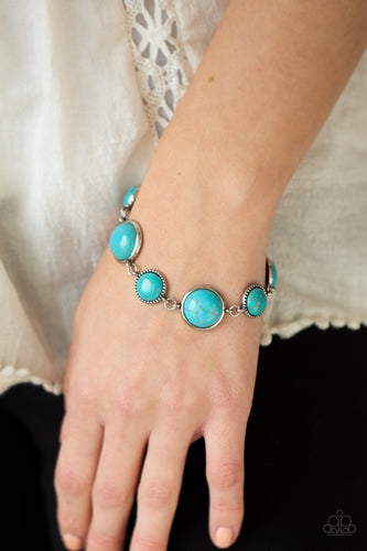 Turn Up The Terra - Blue Bracelet - Sabrina's Bling Collection