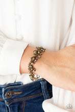 Load image into Gallery viewer, Twinkly Twilight - Brass Iridescent Bracelet - Sabrinas Bling Collection