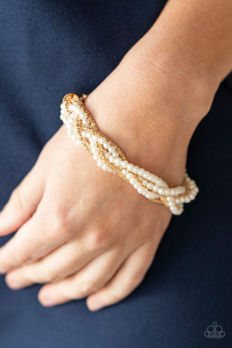 Vintage Variation - Gold Bracelet - Sabrina's Bling Collection