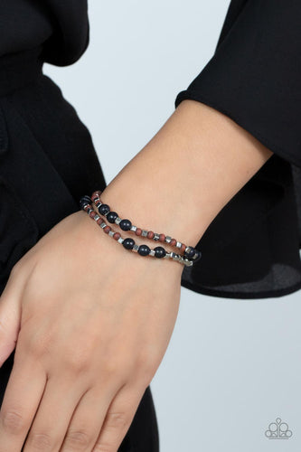 Backcountry Beauty - Black Bracelet - Sabrina's Bling Collection