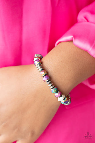 Astral Auras - Multi Oil Spill Bracelet - Sabrinas Bling Collection