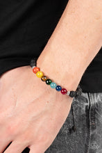 Load image into Gallery viewer, Canyon Kaleidoscope - Multi Lava Stone Bracelet - Sabrinas Bling Collection
