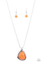 Load image into Gallery viewer, Canyon Oasis - Orange Necklace - Sabrina&#39;s Bling Collection