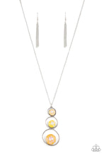 Load image into Gallery viewer, Celestial Courtier - Yellow Iridescent Necklace - Sabrina&#39;s Bling Collection