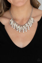 Load image into Gallery viewer, Champagne Dreams - White Pearl Necklace - Sabrina&#39;s Bling Collection