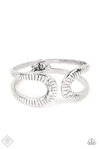 Desert Prosperity - White Rhinestone Bracelet - July 2022 Fashion Fix - Sabrina's Bling Collection