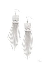 Load image into Gallery viewer, Dramatically Deco - White Rhinestone Earrings - Sabrinas Bling Collection