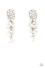 Load image into Gallery viewer, Fabulously Flattering - White Earrings - Sabrina&#39;s Bling Collection
