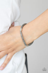 Fearlessly Unfiltered - Silver Mesh Bracelet - Sabrina's Bling Collection