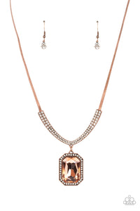 Fit for a DRAMA QUEEN - Copper Necklace - Sabrinas Bling Collection
