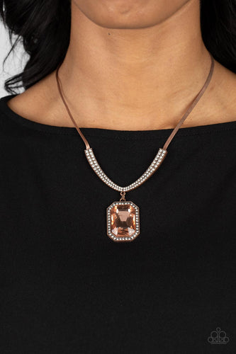 Fit for a DRAMA QUEEN - Copper Necklace - Sabrinas Bling Collection