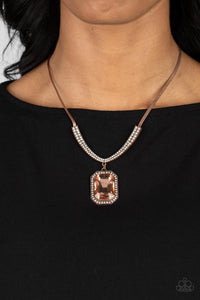 Fit for a DRAMA QUEEN - Copper Necklace - Sabrinas Bling Collection