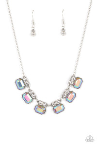 Interstellar Inspiration - Silver Iridescent Necklace - Sabrina's Bling Collection