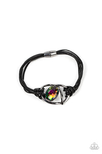 Keep Your Distance - Multi Oil Spill Bracelet - Sabrina's Bling Collection