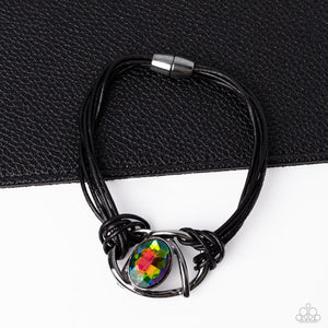 Keep Your Distance - Multi Oil Spill Bracelet - Sabrina's Bling Collection