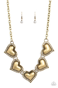 Kindred Hearts - Brass Necklace - Sabrina's Bling Collection