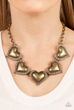 Load image into Gallery viewer, Kindred Hearts - Brass Necklace - Sabrina&#39;s Bling Collection