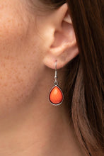 Load image into Gallery viewer, Mediterranean Mystery - Orange Necklace - Sabrina&#39;s Bling Collection