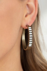 More To Love - Brass Earrings - Sabrina's Bling Collection