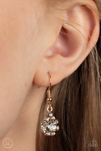 Load image into Gallery viewer, Princess Prominence - Gold &amp; Rhinestone Necklace - Sabrina&#39;s Bling Collection