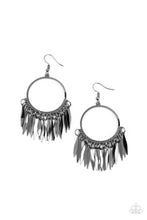 Load image into Gallery viewer, Radiant Chimes - Black Earrings - Sabrina&#39;s Bling Collection