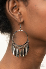 Load image into Gallery viewer, Radiant Chimes - Black Earrings - Sabrina&#39;s Bling Collection