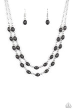 Load image into Gallery viewer, Sahara Safari - Black Necklace - Sabrina&#39;s Bling Collection