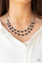 Load image into Gallery viewer, Sahara Safari - Black Necklace - Sabrina&#39;s Bling Collection