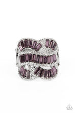Load image into Gallery viewer, Six-Figure Flex - Purple Rhinestone Ring- Sabrinas Bling Collection