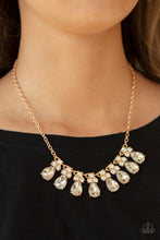 Load image into Gallery viewer, Sparkly Ever After - Gold Necklace - Sabrina&#39;s Bling Collection