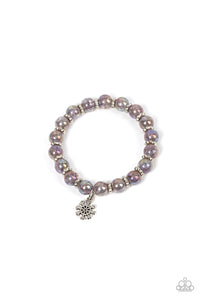 Little Divas - Oil Spill Snowflake Bracelets 5 Pack - Sabrina's Bling Collection