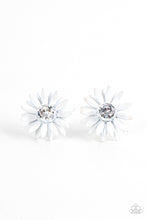 Load image into Gallery viewer, Sunshiny DAIS-y - White Earrings - Sabrina&#39;s Bling Collection