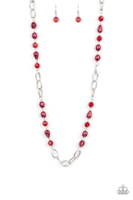 Load image into Gallery viewer, Tea Party Tango - Red Necklace - Sabrina&#39;s Bling Collection