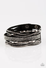 Load image into Gallery viewer, Tough Girl Glamour - Black Bracelet - Sabrina&#39;s Bling Collection