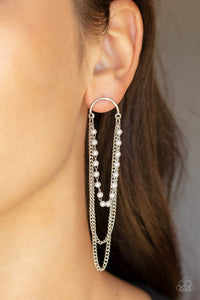 Vintage VIP - White Pearl Earrings - Sabrina's Bling Collection