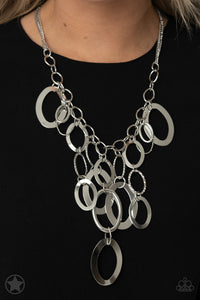 Products A Silver Spell - Silver Blockbuster Necklace - Sabrina's Bling Collection