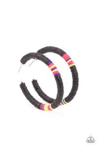 Colorfully Contagious - Black Earrings - Convention Exclusive 2021 - Sabrina's Bling Collection