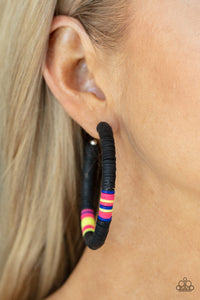 Colorfully Contagious - Black Earrings - Convention Exclusive 2021 - Sabrina's Bling Collection