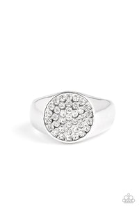 Conquest - White Ring - Sabrina's Bling Collection