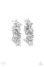 Load image into Gallery viewer, Cosmic Celebration - White Earrings - Sabrina&#39;s Bling Collection