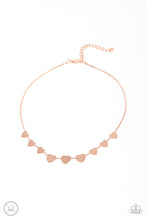 Load image into Gallery viewer, Dainty Desire - Copper Heart Choker Necklace - Sabrina&#39;s Bling Collection