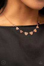 Load image into Gallery viewer, Dainty Desire - Copper Heart Choker Necklace - Sabrina&#39;s Bling Collection