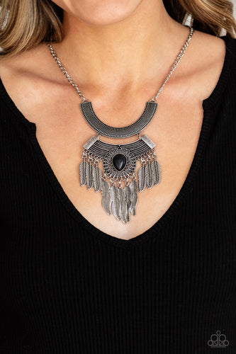 Desert Devotion - Black Necklace - Sabrina's Bling Collection