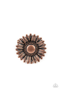 Farmstead Fashion - Copper Daisy Ring - Sabrina's Bling Collection
