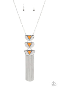 Gallery Expo - Orange Necklace - Sabrina's Bling Collection