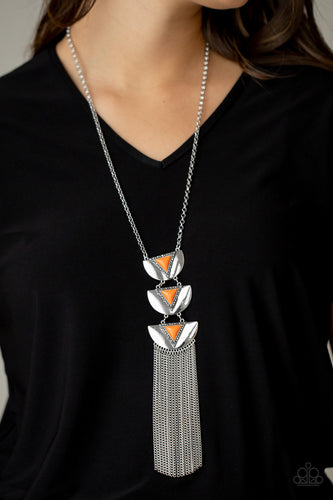 Gallery Expo - Orange Necklace - Sabrina's Bling Collection