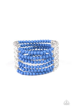 Load image into Gallery viewer, LAYER  It On Thick - Blue bracelet  Paparazzi Accessories - Sabrina&#39;s Bling Collection