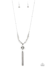 Load image into Gallery viewer, One SWAY or Another - Silver Rhinestone Necklace - Sabrinas Bling Collection